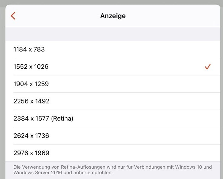 iPad Resolutions